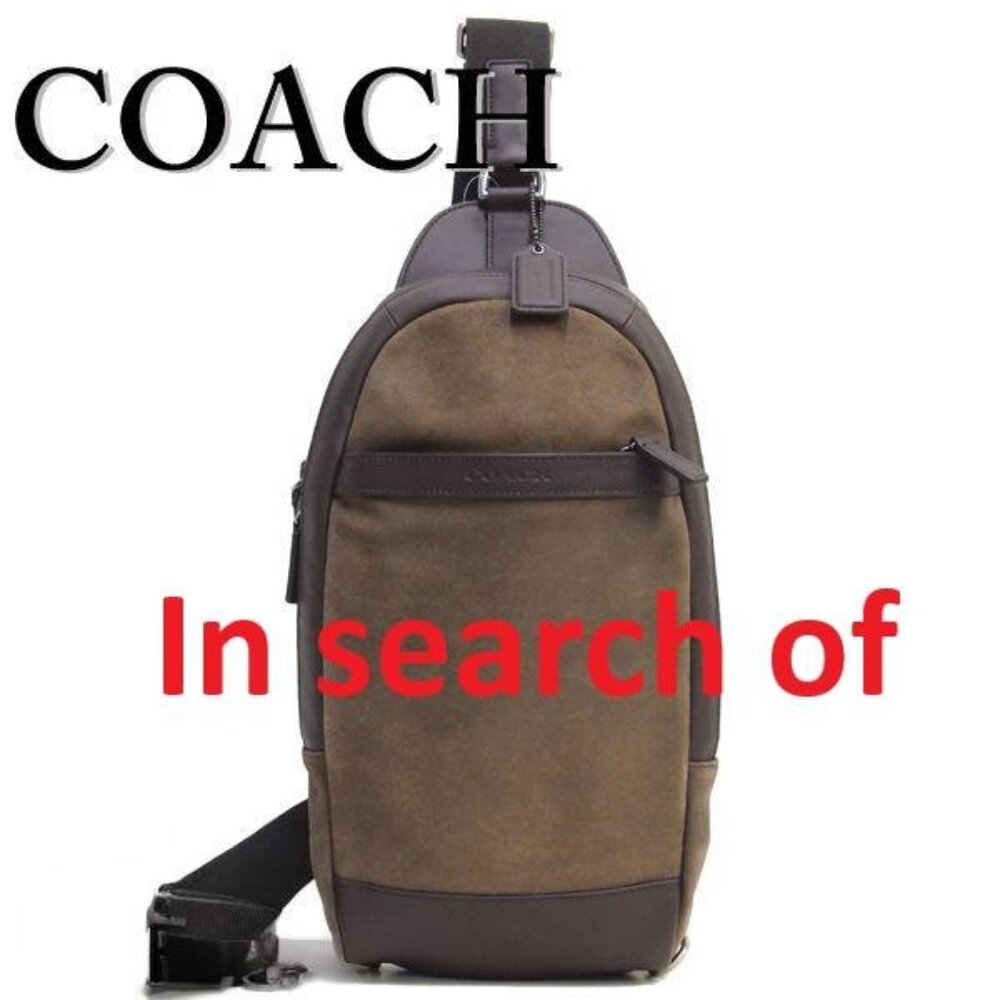 In Search Of Coach Men's Crossbody Sling